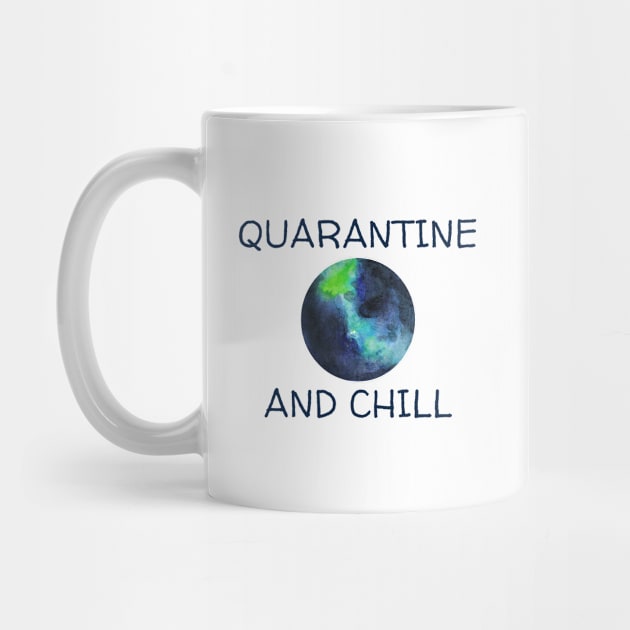 Quarantine Galaxy Planet Space Stars Earth Cosmic Aliens Stay Home Virus Cute Funny Pandemic Cute Gift Sarcastic Happy Inspirational Motivational Birthday Present by EpsilonEridani